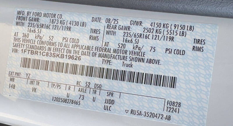 2025 Ford Transit 250