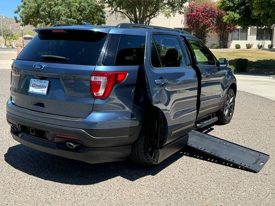 Blue 2018 Ford Explorer XLT XLT 4dr SUV 2