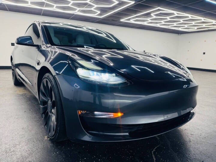 Gray 2023 Tesla Model 3 Performance AWD Performance 4dr Sedan 1