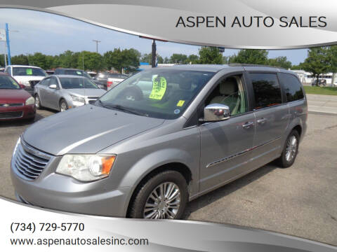 2013 Chrysler Town and Country for sale at Aspen Auto Sales in Wayne MI
