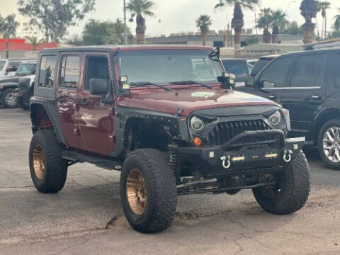 2007 Jeep Wrangler Unlimited for sale at Adam's Cars in Mesa AZ