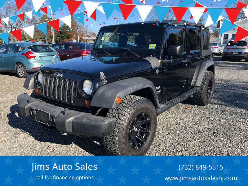 2013 Jeep Wrangler Unlimited for sale at Jims Auto Sales in Lakehurst NJ