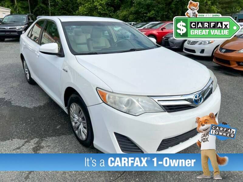 2014 Toyota Camry Hybrid for sale at High Rated Auto Company in Abingdon MD