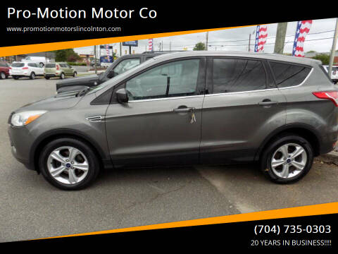 2014 Ford Escape for sale at Pro-Motion Motor Co in Lincolnton NC