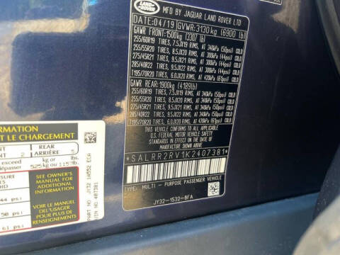 2019 Land Rover Discovery HSE