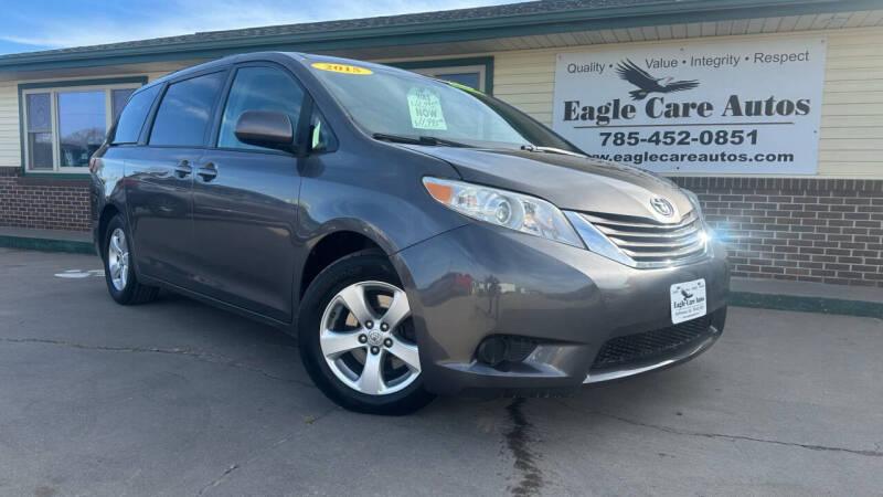 2015 Toyota Sienna for sale at Eagle Care Autos in Mcpherson KS