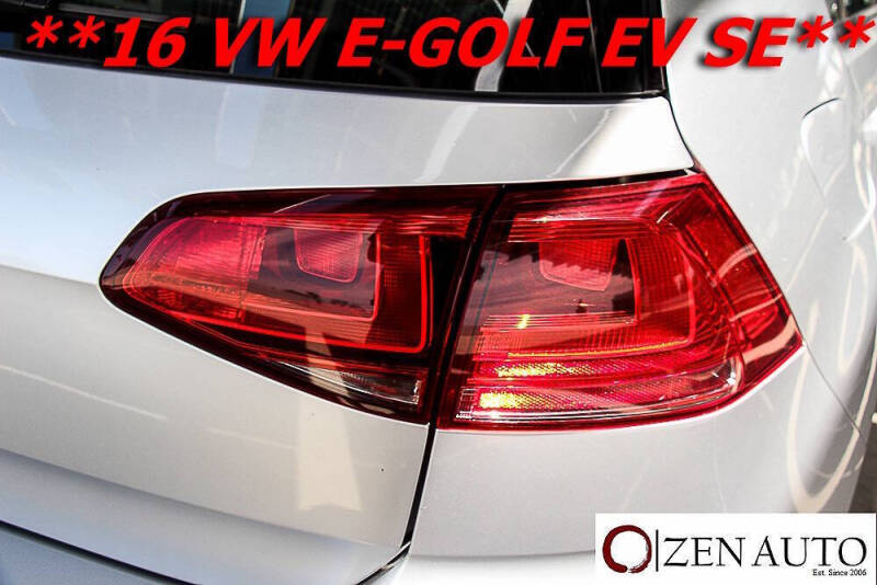 2016 Volkswagen e-Golf SE
