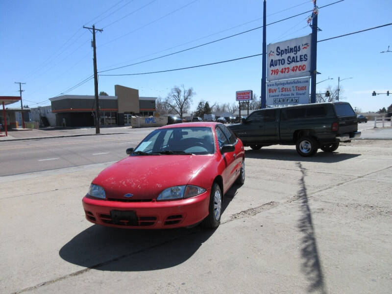 2002 Chevrolet Cavalier for sale at Springs Auto Sales in Colorado Springs CO
