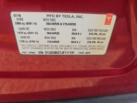 2018 Tesla Model X 75D