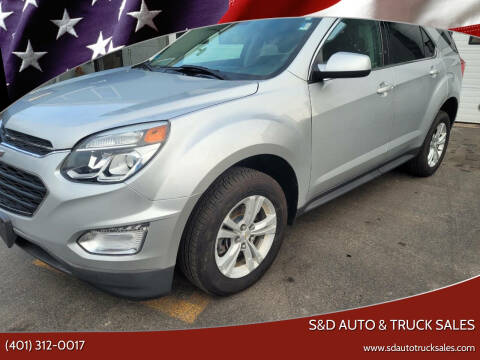 2016 Chevrolet Equinox for sale at S&D Auto & Truck Sales in Cumberland RI