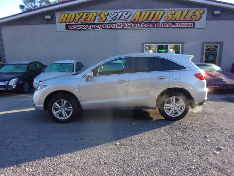 2014 Acura RDX for sale at ROYERS 219 AUTO SALES in Dubois PA