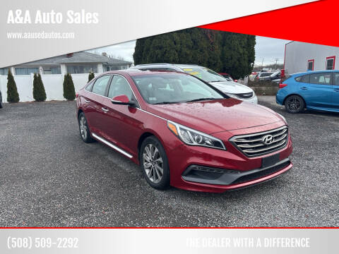 2016 Hyundai Sonata for sale at A&A Auto Sales in Fairhaven MA