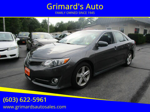 2013 Toyota Camry for sale at Grimard's Auto in Hooksett NH