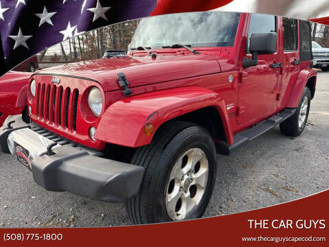 2014 Jeep Wrangler Unlimited for sale at The Car Guys in Hyannis MA
