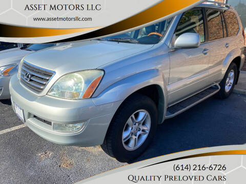 2004 Lexus GX 470 for sale at ASSET MOTORS LLC in Westerville OH