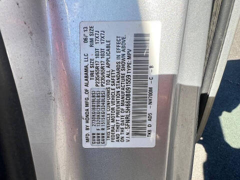 2013 Honda Odyssey EX-L w/DVD