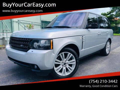 2012 Land Rover Range Rover for sale at BuyYourCarEasyllc.com in Hollywood FL