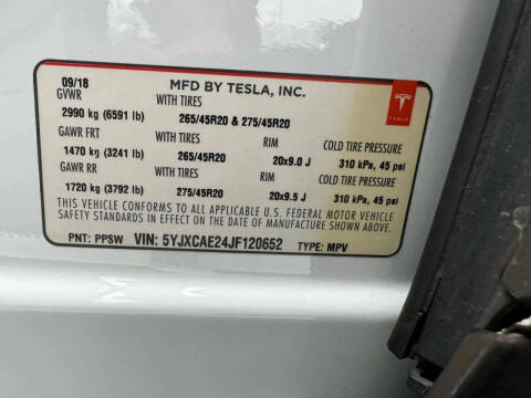 2018 Tesla Model X 75D