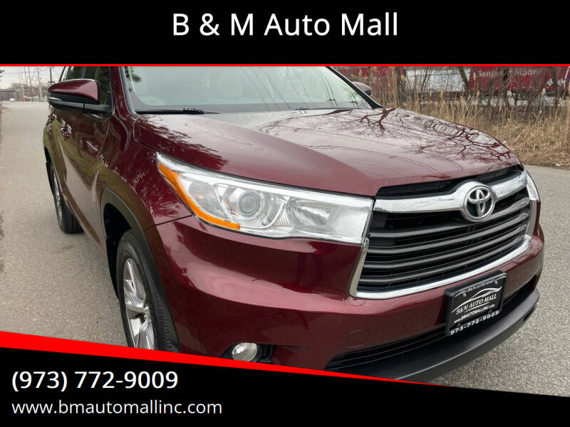 2014 Toyota Highlander for sale at B & M Auto Mall in Clifton NJ
