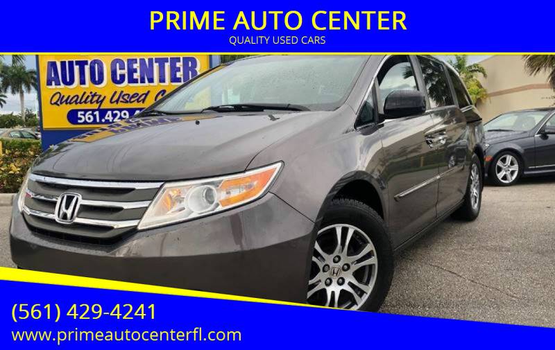 2012 Honda Odyssey for sale at PRIME AUTO CENTER in Palm Springs FL