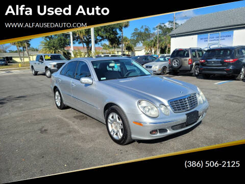 2006 Mercedes-Benz E-Class for sale at Alfa Used Auto in Holly Hill FL