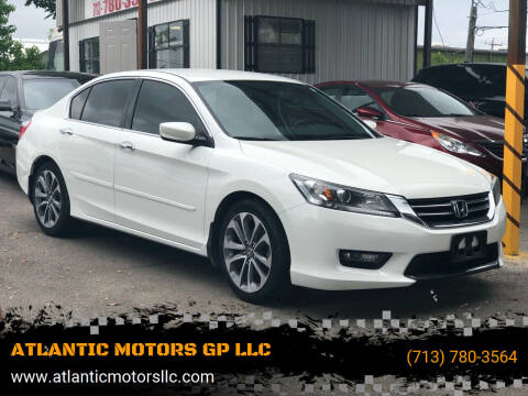2014 Honda Accord for sale at ATLANTIC MOTORS GP LLC in Houston TX