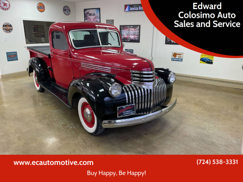 1946 Chevrolet 3100 for sale at Edward Colosimo Auto Sales and Service in Evans City PA