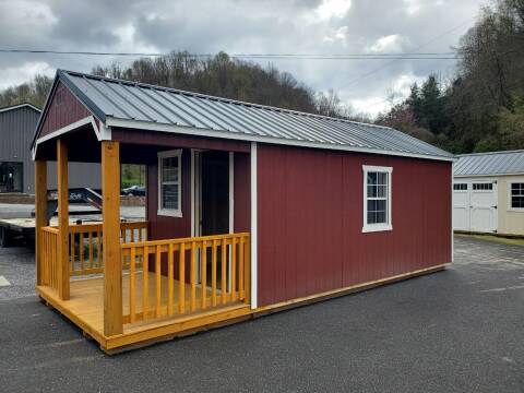  10x24 UTILITY BUILDING PAINTED - CLASSIC PORCH for sale at Auto Energy - Timberline Barns in Lebanon VA