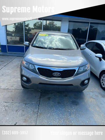 2013 Kia Sorento for sale at Supreme Motors in Leesburg FL