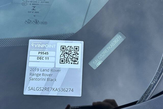 2019 Land Rover Range Rover Supercharged