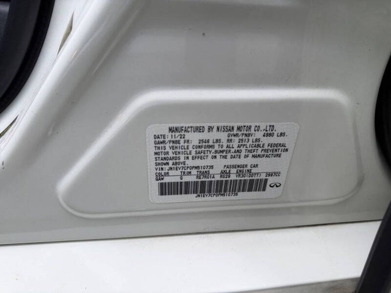 2023 Infiniti Q50 Sensory