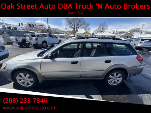 2006 Subaru Outback for sale at Oak Street Auto DBA Truck 'N Auto Brokers in Pocatello ID