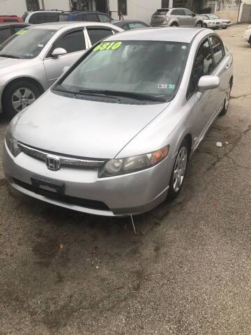 2007 Honda Civic for sale at Z & A Auto Sales in Philadelphia PA