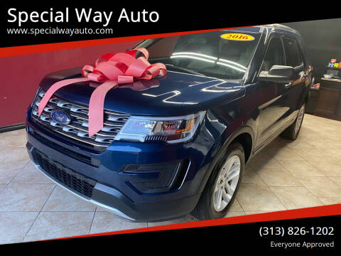 2016 Ford Explorer for sale at Special Way Auto in Hamtramck MI