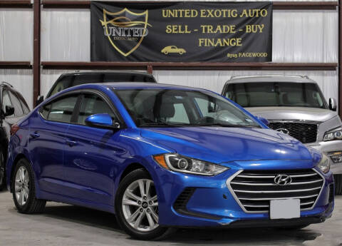 2017 Hyundai Elantra for sale at United Exotic Auto in Houston TX