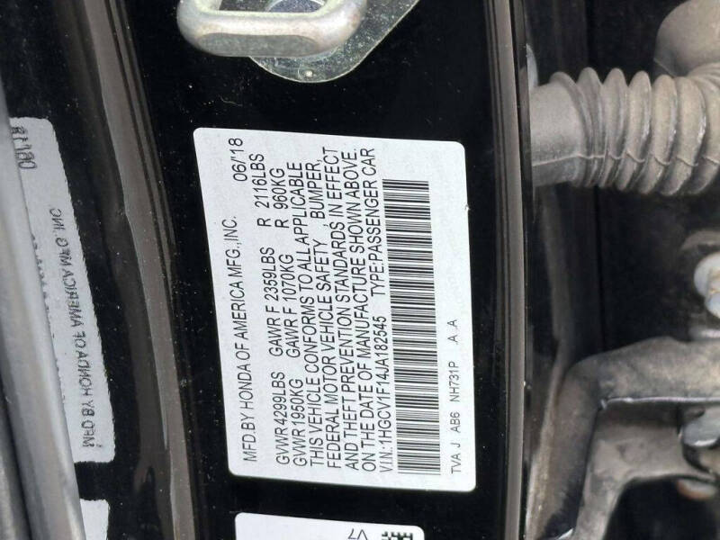 2018 Honda Accord LX