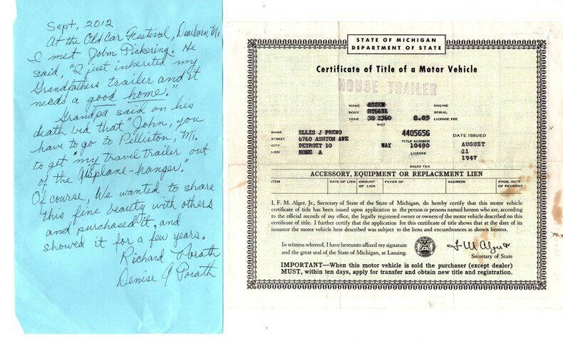 1938 Forest River Trailer