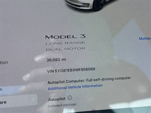 2021 Tesla Model 3 Long Range