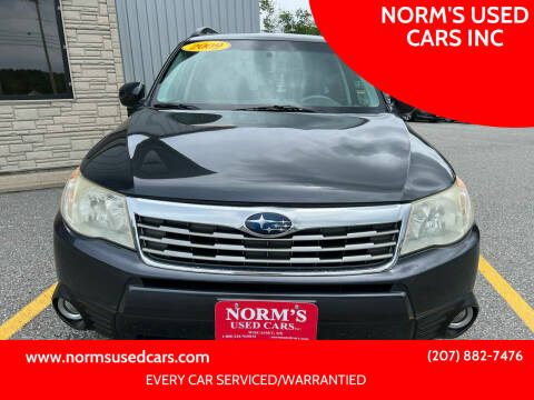 2009 Subaru Forester for sale at NORM'S USED CARS INC in Wiscasset ME