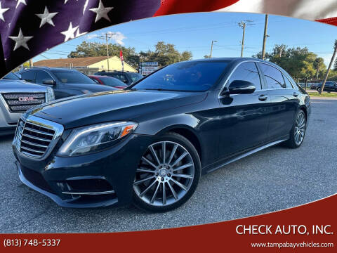 2014 Mercedes-Benz S-Class for sale at CHECK AUTO, INC. in Tampa FL