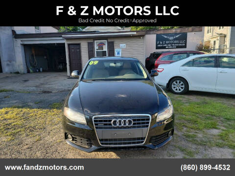 2009 Audi A4 for sale at F & Z MOTORS LLC in Waterbury CT