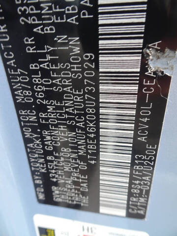 2008 Toyota Camry LE