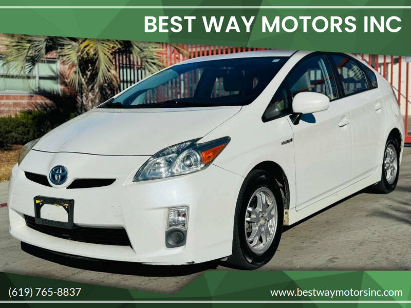 2011 Toyota Prius for sale at BEST WAY MOTORS INC in San Diego CA