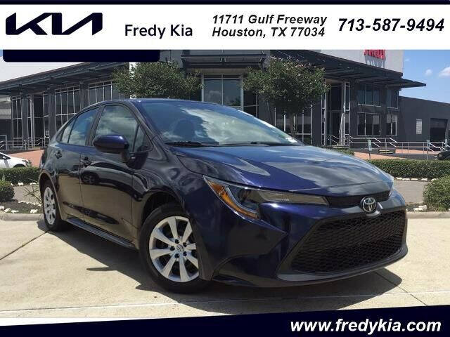 2021 Toyota Corolla for sale at FREDY CARS FOR LESS in Houston TX