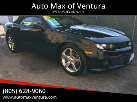 2015 Chevrolet Camaro for sale at Auto Max of Ventura in Ventura CA