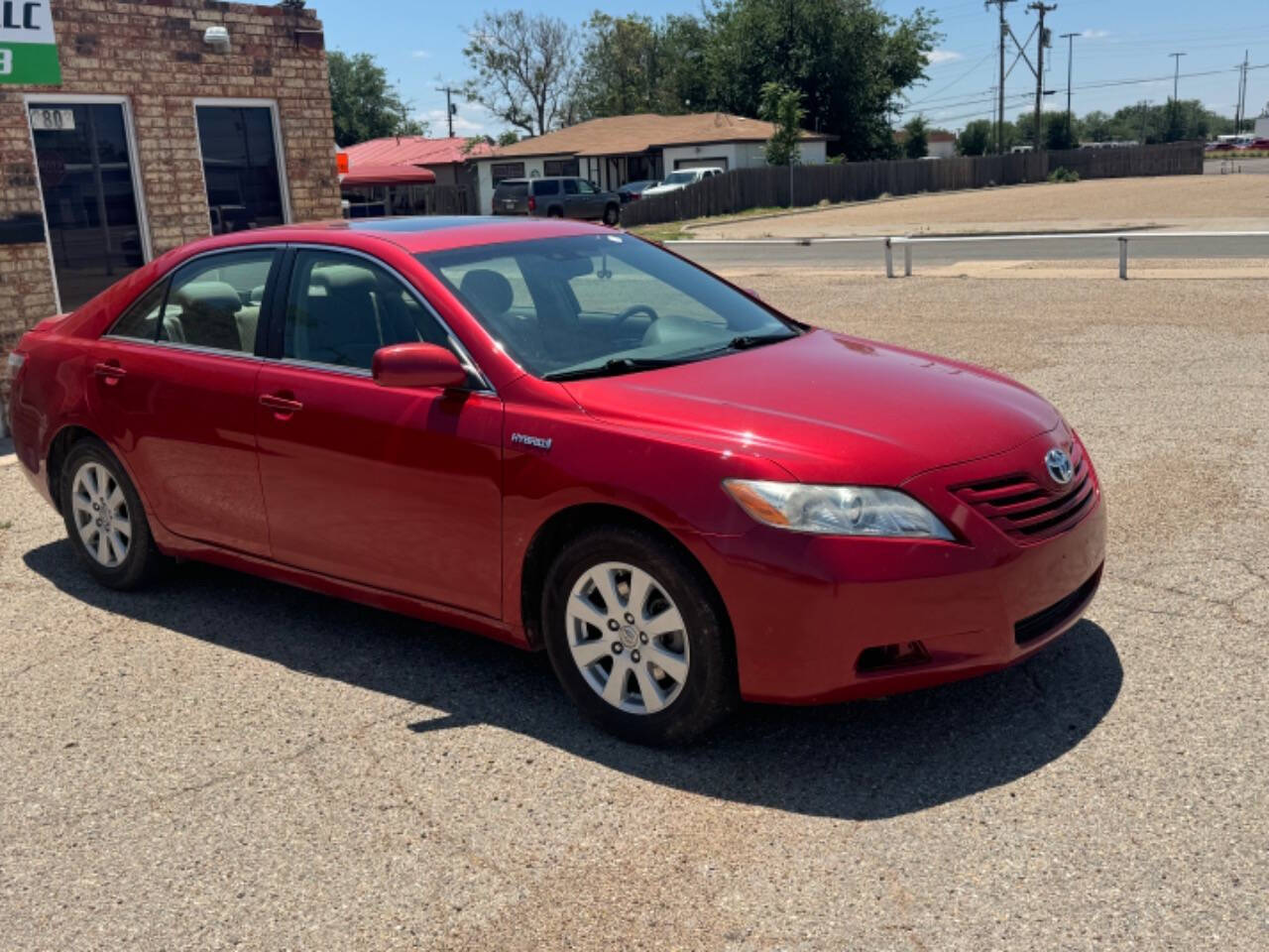 2007 Toyota Camry Hybrid for sale at LEAF AUTO SALE LLC in Lubbock, TX