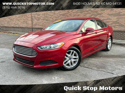 2014 Ford Fusion for sale at Quick Stop Motors in Kansas City MO