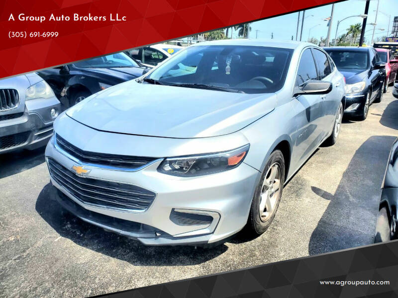 2017 Chevrolet Malibu for sale at A Group Auto Brokers LLc in Opa-Locka FL