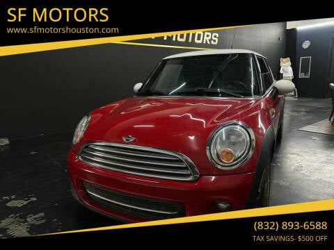 2013 MINI Hardtop for sale at SF MOTORS in Houston TX