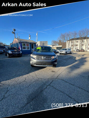 2012 Toyota Highlander for sale at Arkan Auto Sales in Worcester MA